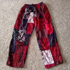 Patchwork pants